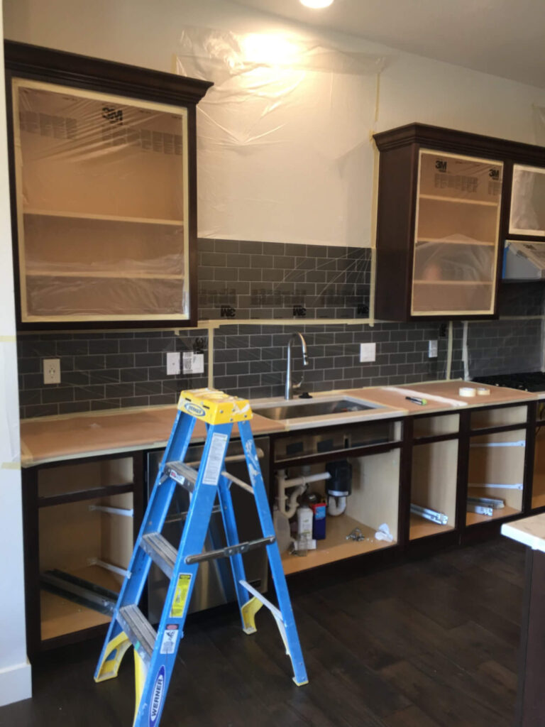 Professional kitchen cabinet painting services by Colorado Expert Painters in Parker, CO